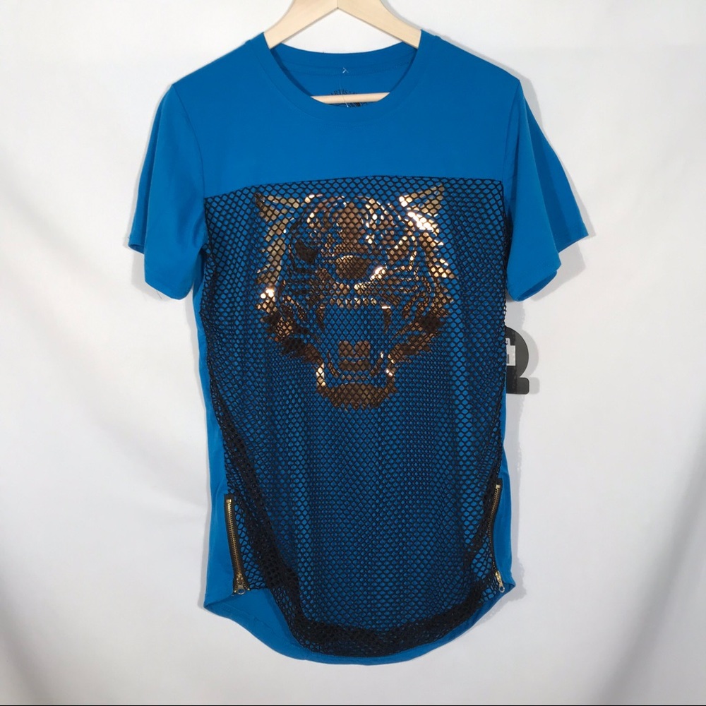 Partisan Clothing Co LA Blue T Shirt Mens L